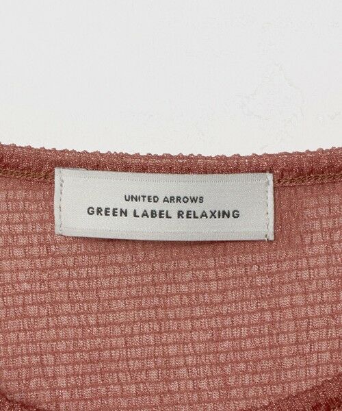 green label relaxing / グリーンレーベル リラクシング カットソー | シャーリング シアー ロングスリーブ プルオーバー カットソー | 詳細10