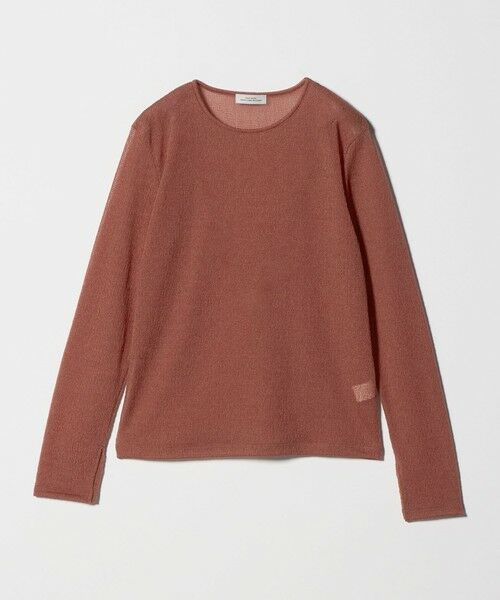 green label relaxing / グリーンレーベル リラクシング カットソー | シャーリング シアー ロングスリーブ プルオーバー カットソー | 詳細17