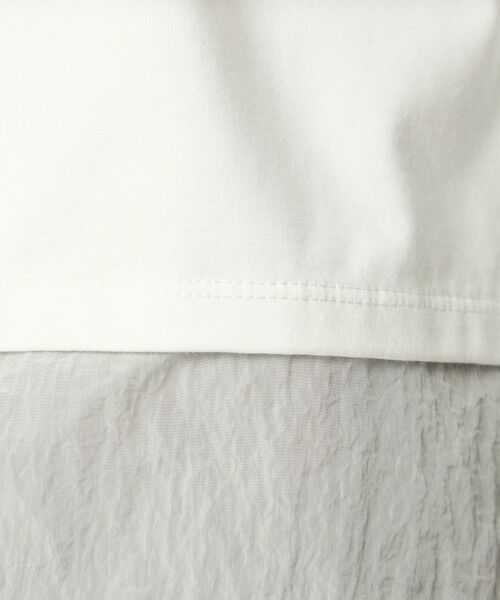 green label relaxing / グリーンレーベル リラクシング カットソー | タフタ ドッキング ボリュームスリーブ プルオーバー | 詳細5