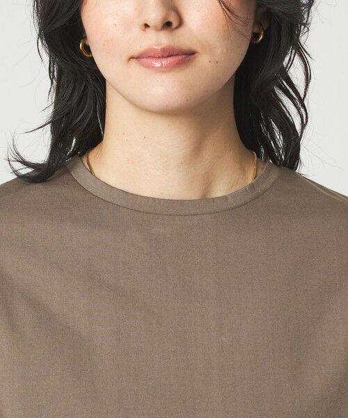 green label relaxing / グリーンレーベル リラクシング カットソー | タフタ ドッキング ボリュームスリーブ プルオーバー | 詳細16