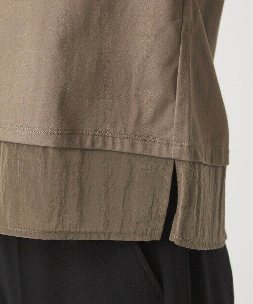 green label relaxing / グリーンレーベル リラクシング カットソー | タフタ ドッキング ボリュームスリーブ プルオーバー | 詳細18