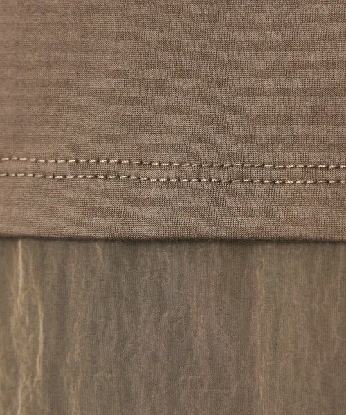 green label relaxing / グリーンレーベル リラクシング カットソー | タフタ ドッキング ボリュームスリーブ プルオーバー | 詳細19