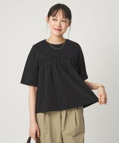 green label relaxing / グリーンレーベル リラクシング カットソー | タフタ ドッキング ビスチェ プルオーバー