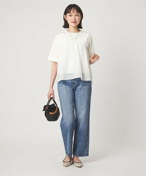 green label relaxing / グリーンレーベル リラクシング カットソー | タフタ ドッキング ビスチェ プルオーバー | 詳細5