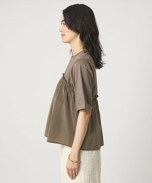 green label relaxing / グリーンレーベル リラクシング カットソー | タフタ ドッキング ビスチェ プルオーバー | 詳細15