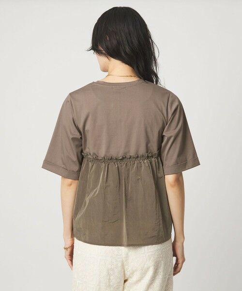 green label relaxing / グリーンレーベル リラクシング カットソー | タフタ ドッキング ビスチェ プルオーバー | 詳細16