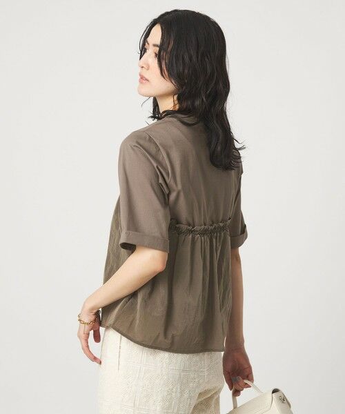 green label relaxing / グリーンレーベル リラクシング カットソー | タフタ ドッキング ビスチェ プルオーバー | 詳細12