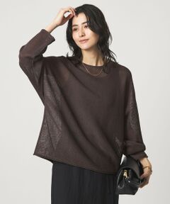 green label relaxing / グリーンレーベル リラクシング ニット・セーター | ペーパー ニット プルオーバー ウォッシャブル