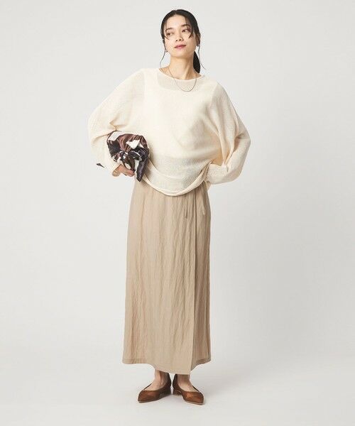 green label relaxing / グリーンレーベル リラクシング ニット・セーター | ペーパー ニット プルオーバー ウォッシャブル | 詳細5