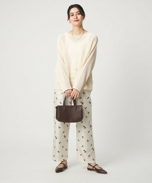 green label relaxing / グリーンレーベル リラクシング ニット・セーター | ペーパー ニット プルオーバー ウォッシャブル | 詳細6