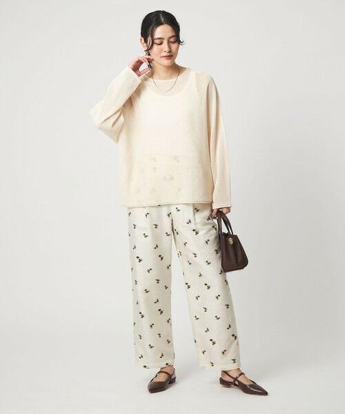 green label relaxing / グリーンレーベル リラクシング ニット・セーター | ペーパー ニット プルオーバー ウォッシャブル | 詳細7