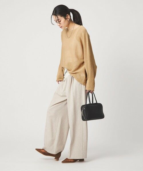 green label relaxing / グリーンレーベル リラクシング ニット・セーター | ペーパー ニット プルオーバー ウォッシャブル | 詳細18