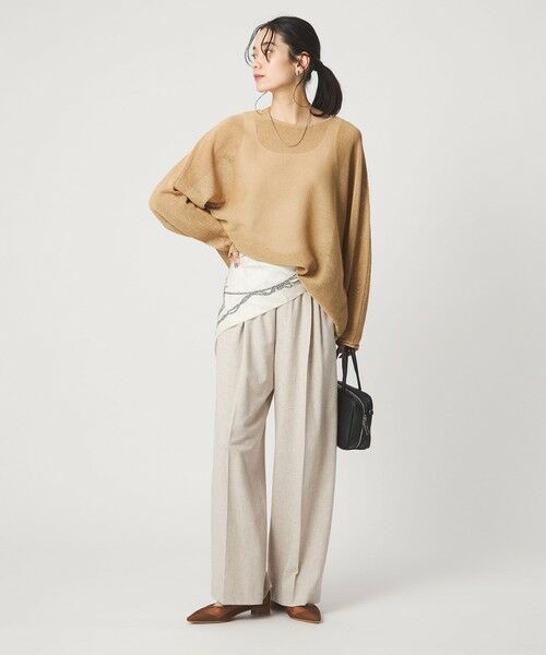 green label relaxing / グリーンレーベル リラクシング ニット・セーター | ペーパー ニット プルオーバー ウォッシャブル | 詳細17