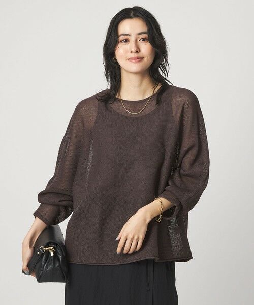 green label relaxing / グリーンレーベル リラクシング ニット・セーター | ペーパー ニット プルオーバー ウォッシャブル | 詳細20