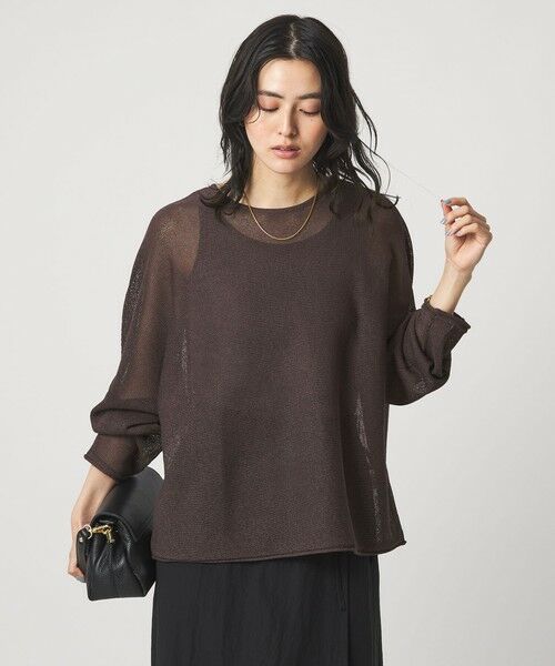 green label relaxing / グリーンレーベル リラクシング ニット・セーター | ペーパー ニット プルオーバー ウォッシャブル | 詳細21