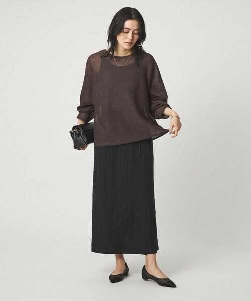 green label relaxing / グリーンレーベル リラクシング ニット・セーター | ペーパー ニット プルオーバー ウォッシャブル | 詳細22