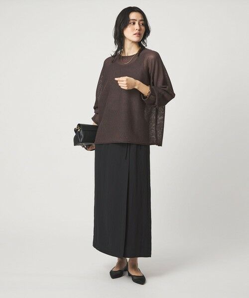 green label relaxing / グリーンレーベル リラクシング ニット・セーター | ペーパー ニット プルオーバー ウォッシャブル | 詳細23