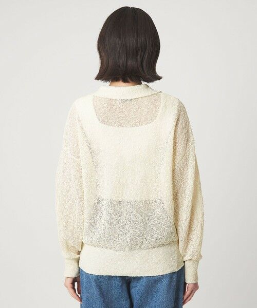 green label relaxing / グリーンレーベル リラクシング ニット・セーター | ノットヤーン スキッパー プルオーバー ウォッシャブル | 詳細7