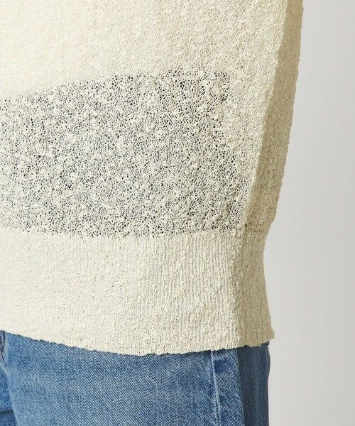 green label relaxing / グリーンレーベル リラクシング ニット・セーター | ノットヤーン スキッパー プルオーバー ウォッシャブル | 詳細10