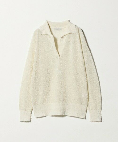 green label relaxing / グリーンレーベル リラクシング ニット・セーター | ノットヤーン スキッパー プルオーバー ウォッシャブル | 詳細12