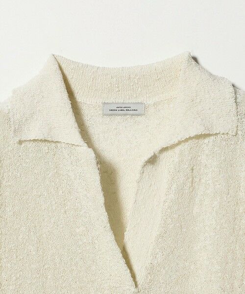 green label relaxing / グリーンレーベル リラクシング ニット・セーター | ノットヤーン スキッパー プルオーバー ウォッシャブル | 詳細13