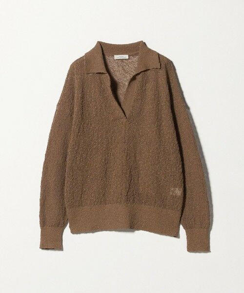 green label relaxing / グリーンレーベル リラクシング ニット・セーター | ノットヤーン スキッパー プルオーバー ウォッシャブル | 詳細26