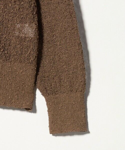 green label relaxing / グリーンレーベル リラクシング ニット・セーター | ノットヤーン スキッパー プルオーバー ウォッシャブル | 詳細29