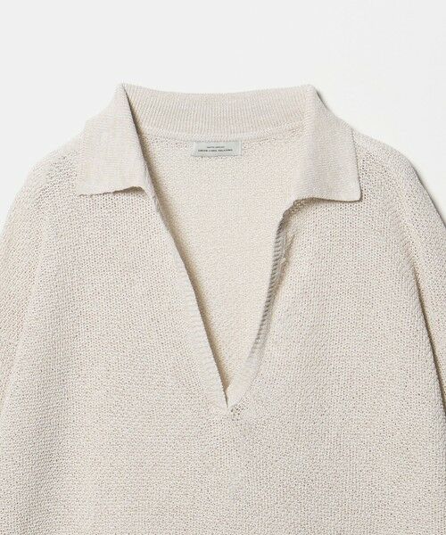 green label relaxing / グリーンレーベル リラクシング ニット・セーター | メランジ スキッパー プルオーバー ウォッシャブル | 詳細2