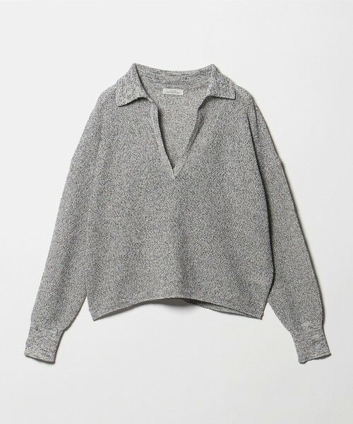 green label relaxing / グリーンレーベル リラクシング ニット・セーター | メランジ スキッパー プルオーバー ウォッシャブル | 詳細18