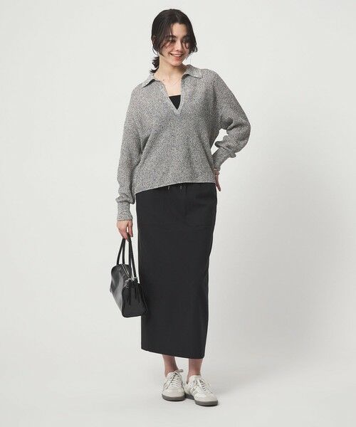 green label relaxing / グリーンレーベル リラクシング ニット・セーター | メランジ スキッパー プルオーバー ウォッシャブル | 詳細17