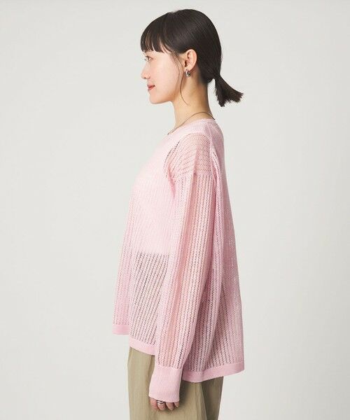 green label relaxing / グリーンレーベル リラクシング ニット・セーター | フレンチリネン メッシュ プルオーバー ニット | 詳細17