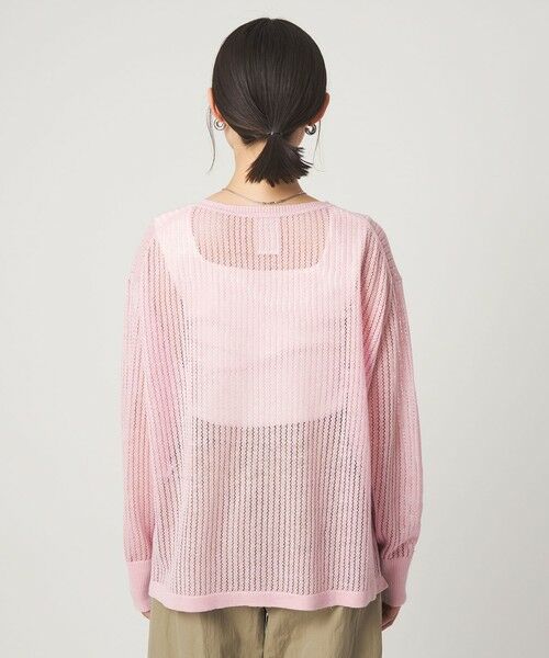 green label relaxing / グリーンレーベル リラクシング ニット・セーター | フレンチリネン メッシュ プルオーバー ニット | 詳細18