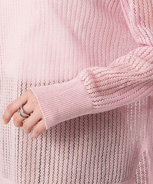 green label relaxing / グリーンレーベル リラクシング ニット・セーター | フレンチリネン メッシュ プルオーバー ニット | 詳細20