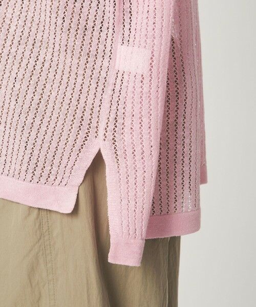green label relaxing / グリーンレーベル リラクシング ニット・セーター | フレンチリネン メッシュ プルオーバー ニット | 詳細21