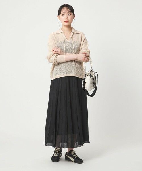 green label relaxing / グリーンレーベル リラクシング ニット・セーター | メッシュ ポロプルオーバー | 詳細4