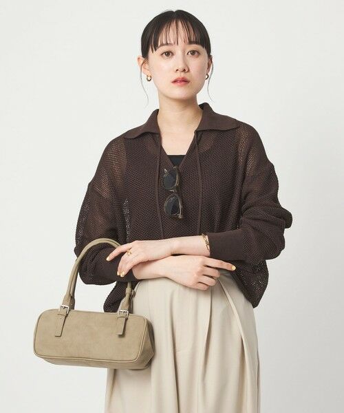 green label relaxing / グリーンレーベル リラクシング ニット・セーター | メッシュ ポロプルオーバー | 詳細9