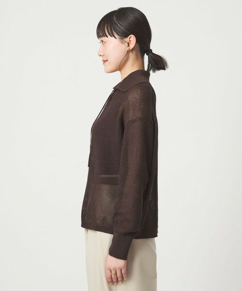 green label relaxing / グリーンレーベル リラクシング ニット・セーター | メッシュ ポロプルオーバー | 詳細12