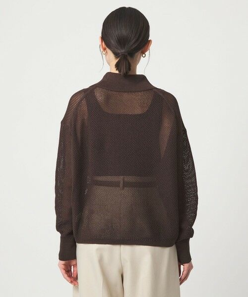 green label relaxing / グリーンレーベル リラクシング ニット・セーター | メッシュ ポロプルオーバー | 詳細13