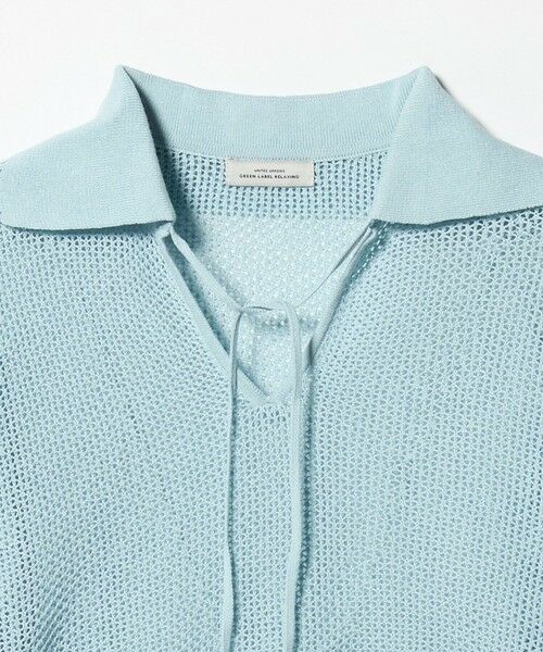 green label relaxing / グリーンレーベル リラクシング ニット・セーター | メッシュ ポロプルオーバー | 詳細22