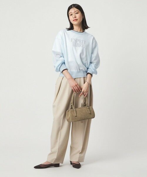 green label relaxing / グリーンレーベル リラクシング ニット・セーター | 【WEB限定】＜at ease＞バイカラー シアー ニット プルオーバー | 詳細25