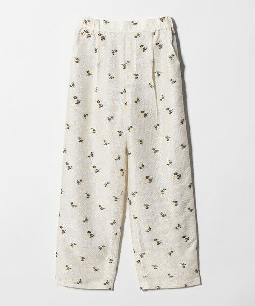 green label relaxing / グリーンレーベル リラクシング その他パンツ | フラワー ジャガード パンツ | 詳細5