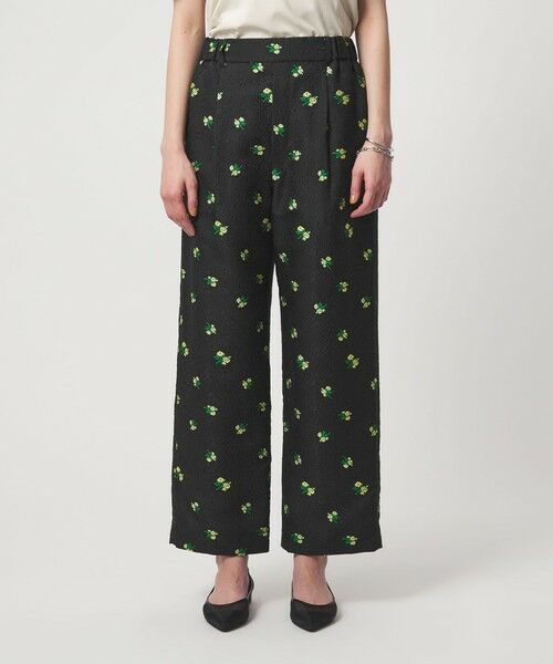 green label relaxing / グリーンレーベル リラクシング その他パンツ | フラワー ジャガード パンツ | 詳細13