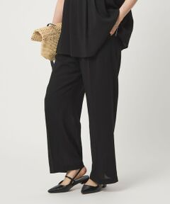 green label relaxing / グリーンレーベル リラクシング その他パンツ | ［size SHORT/TALLあり］シアーエア ワイド パンツ マシンウォッシャブル