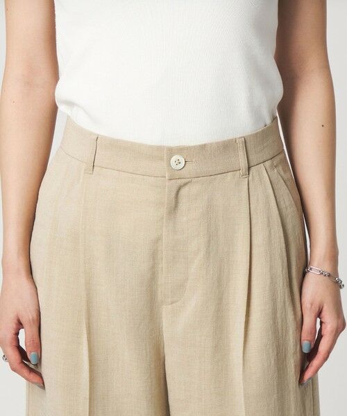 green label relaxing / グリーンレーベル リラクシング その他パンツ | ［size SHORT/TALLあり］シアーエア ワイド パンツ マシンウォッシャブル | 詳細11