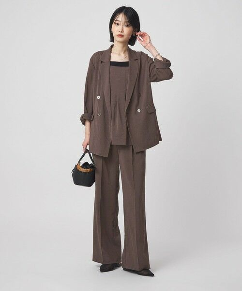 green label relaxing / グリーンレーベル リラクシング その他パンツ | ［size SHORT/TALLあり］シアーエア ワイド パンツ マシンウォッシャブル | 詳細26