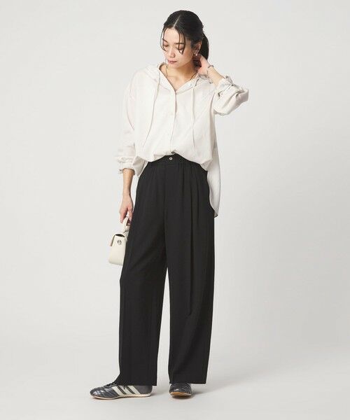 green label relaxing / グリーンレーベル リラクシング その他パンツ | ［size SHORT/TALLあり］ニーハイワイドパンツ | 詳細5