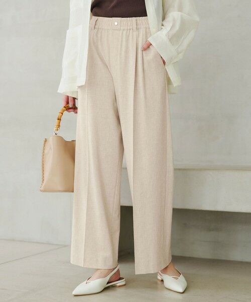 green label relaxing / グリーンレーベル リラクシング その他パンツ | 【結論シリーズ】ニーハイワイドパンツ［size SHORT/TALLあり］ | 詳細7