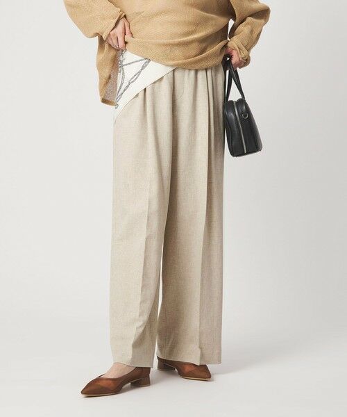 green label relaxing / グリーンレーベル リラクシング その他パンツ | 【結論シリーズ】ニーハイワイドパンツ［size SHORT/TALLあり］ | 詳細7