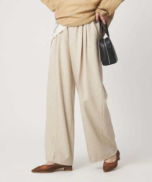 green label relaxing / グリーンレーベル リラクシング その他パンツ | 【結論シリーズ】ニーハイワイドパンツ［size SHORT/TALLあり］ | 詳細8