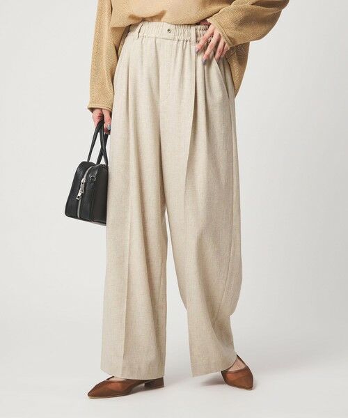 green label relaxing / グリーンレーベル リラクシング その他パンツ | 【結論シリーズ】ニーハイワイドパンツ［size SHORT/TALLあり］ | 詳細9